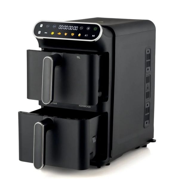 Kenwood Vertical Duo 11Lt Dual Basket Air Fryer Black