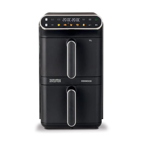 Kenwood Vertical Duo 11Lt Dual Basket Air Fryer Black