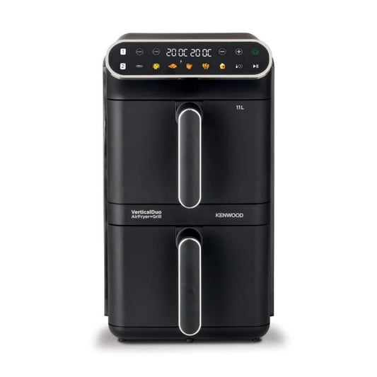 Kenwood Vertical Duo 11Lt Dual Basket Air Fryer Black