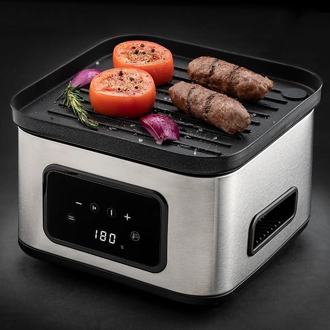 Russell Hobbs 2-in-1 Air Fryer & Griller 4.6L 1500W – 13 Presets, LCD Touch Control & Non-Stick Grill