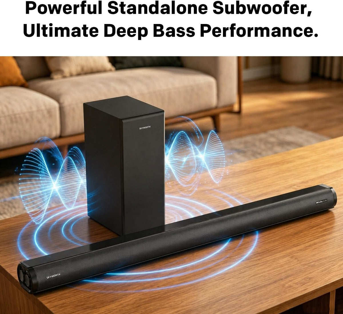 Skyworth 3.1CH Dolby Wireless Soundbar SS531