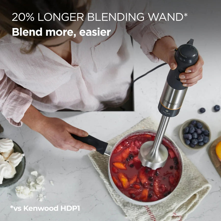 Kenwood Triblade™ XL + Hand Blender & Accesories 1000W HBM60.307GY