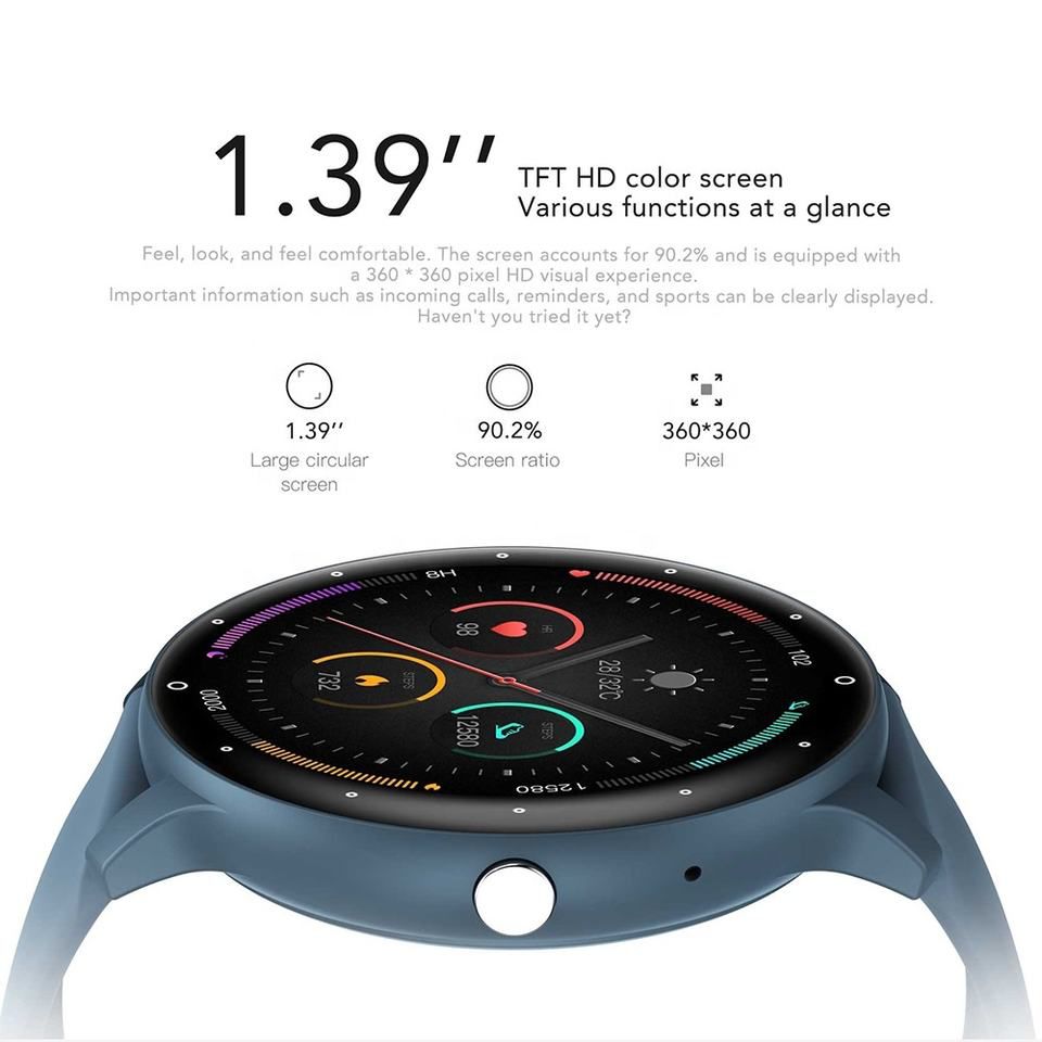 Smart Watch with Multiple Sports Modes, Blood Pressure, Heart Rate Monitor