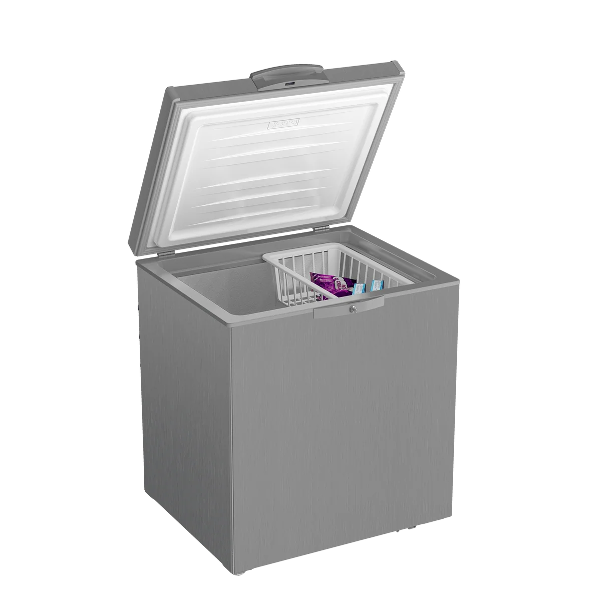 DEFY 210L Satin Metallic Chest Freezer DMF513