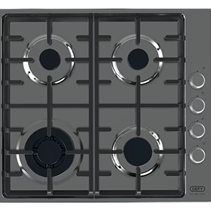 Defy 60CM 4 Burner Gas Hob Stainless Steel DHG 602