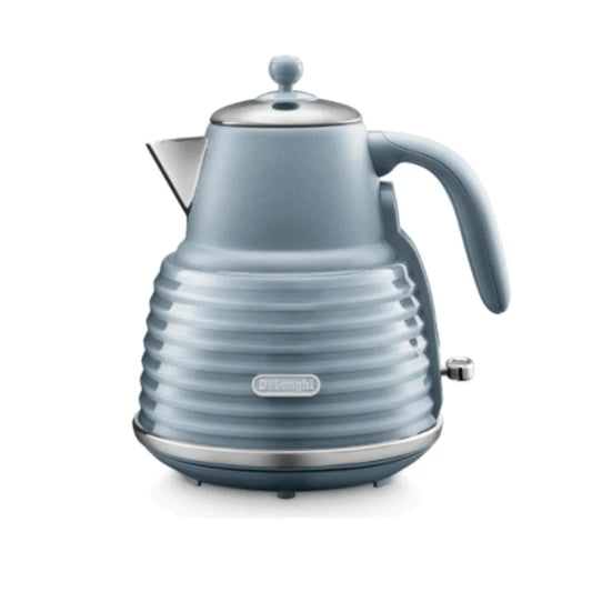 Delonghi Scultura Scolpito Selections Kettles 1.5 Litre Mineral Blue KBZS3001.AZ