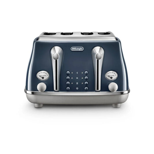 Delonghi 4 Slice Toaster Capitals Blue CTOC4003.BL
