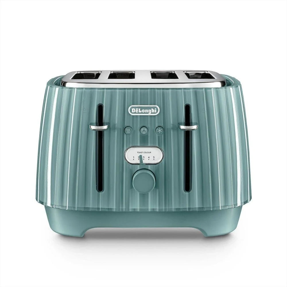 Delonghi Ballerina 4 Slice Toaster Laguna Green CTD4003.GR