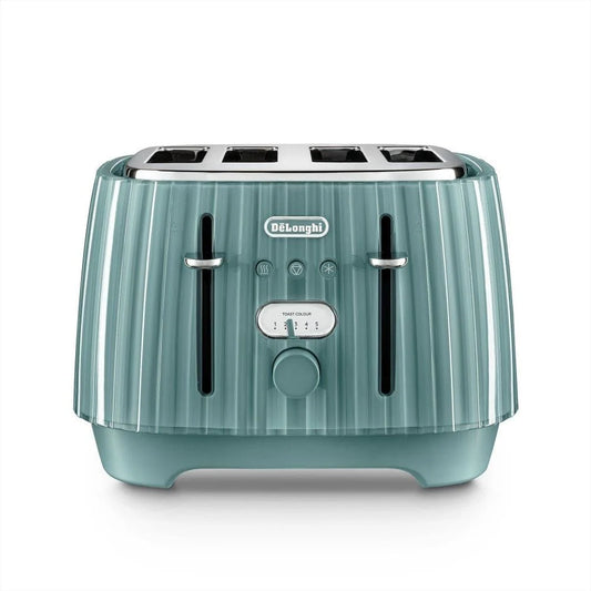 Delonghi Ballerina 4 Slice Toaster Laguna Green CTD4003.GR