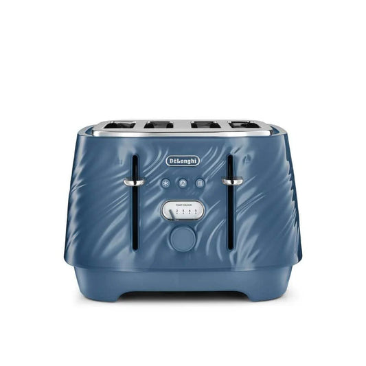 Delonghi Ballerina Seta 4 Slice Toaster Silk Blue CTDS4003.BL