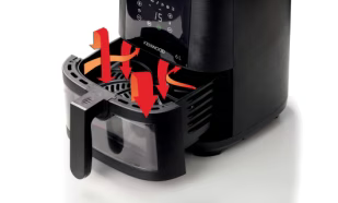 Kenwood Air Fryer 6L Window Single Basket