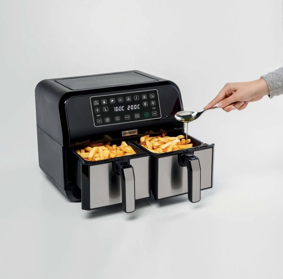 Kenwood Dual Air Fryer 8 Litre HFM75.000MB