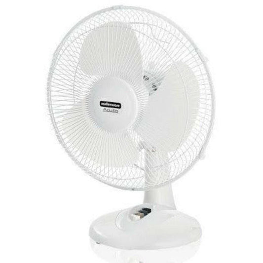 Mellerware 30cm White Desk Fan 35810