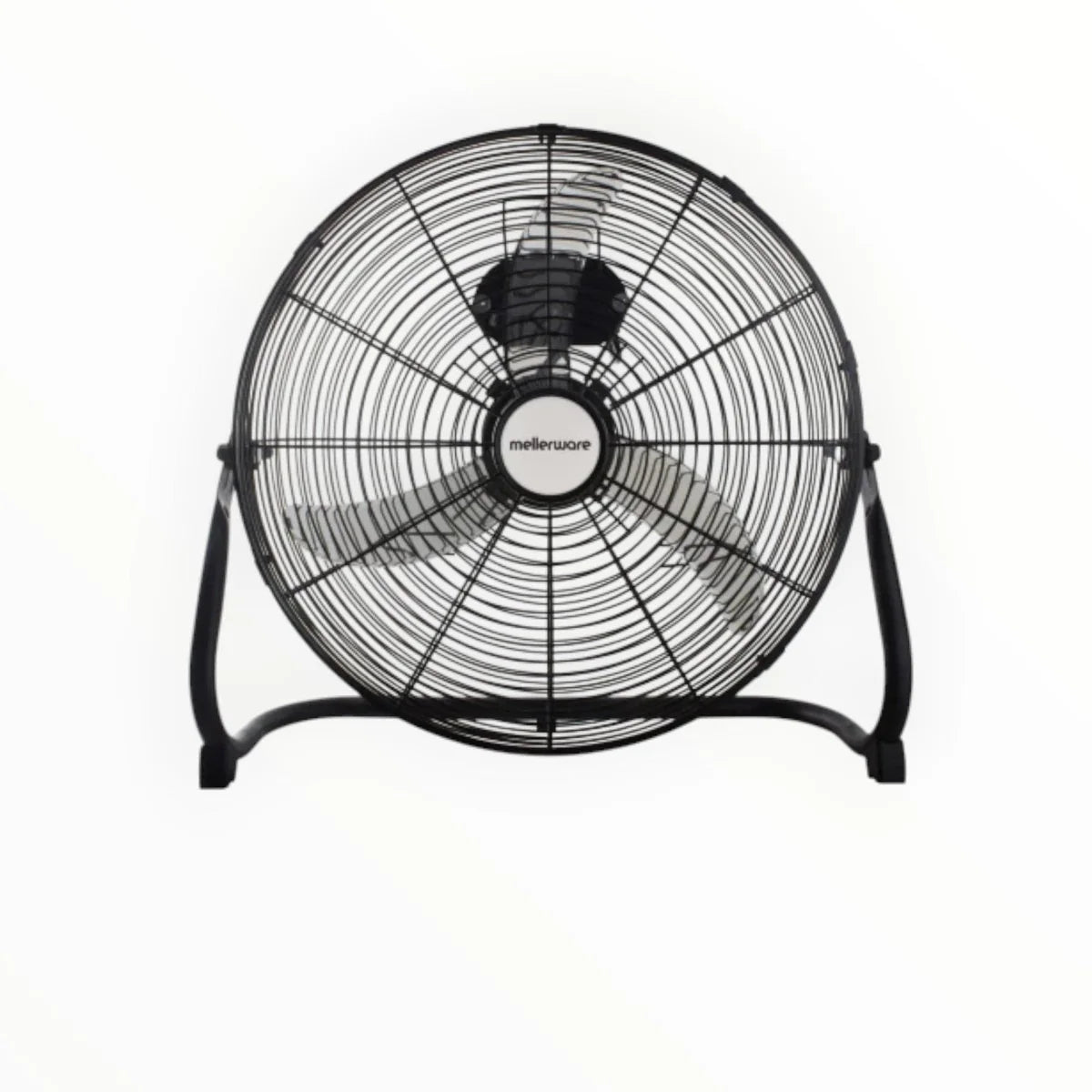 Mellerware 40cm Black Steel Floor Fan 35960