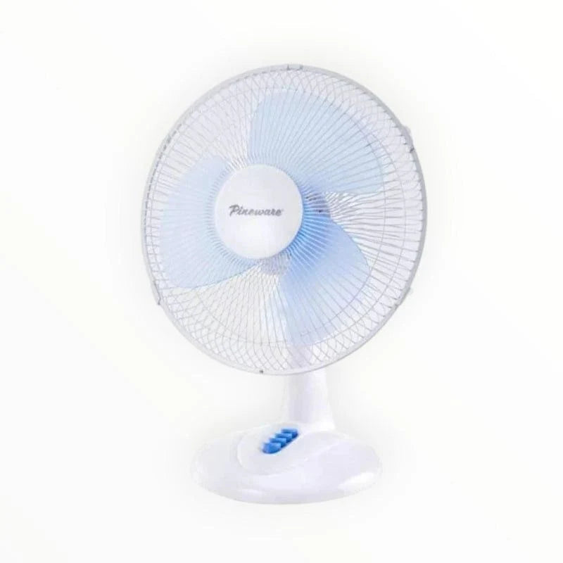 Pineware 30cm White Desk Fan PDF30